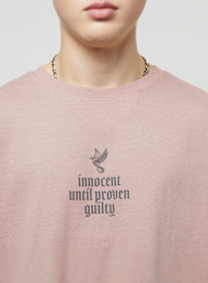 Upscale by Mister Tee, Justice Oversize Tee, lichtroze, Afbeelding 3 van 5