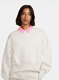 Nike, Sportswear Phoenix Fleece Oversized Crew, beige, Afbeelding 1 van 6