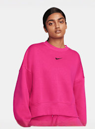 Nike, Sportswear PHNX Fleece Oversized Crew, beige, Image 1 of 6