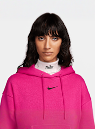 Nike, Sportswear Phoenix Fleece Oversize-Hoodie, red, Image 3 of 9