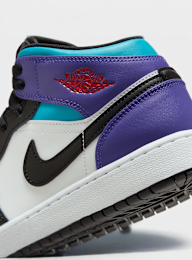 Jordan, Jordan 1 Mid (GS), wit, Afbeelding 7 van 8