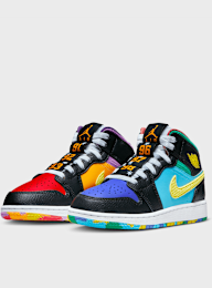 Jordan, Jordan 1 Mid (GS), black, Image 1 of 5