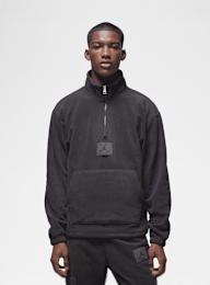 Jordan, Essentials Statement Fleece Winter Half-Zip, zwart, Afbeelding 1 van 6