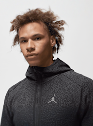 Jordan, Dri-FIT Sport Full-Zip Hoodie, black, Image 3 of 7