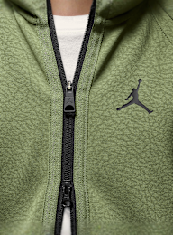 Jordan, Dri-Fit Sport Statement All Over Print Air Full Zip, green, Image 5 of 7