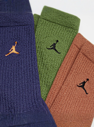 Jordan, 3 PACK - Everyday Crew Socks, multi-colour, Image 2 of 2