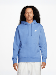Nike, Sportswear Club Fleece Hoodie, blue, Image 1 of 5
