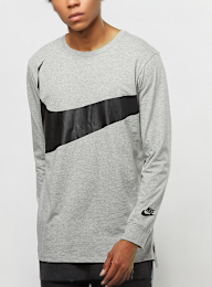 Nike, Sportswear Tee 12 Months Swoosh, czarny, Obraz 5 z 5