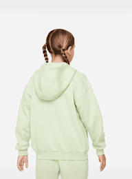 Nike, Sporstwear Club Fleece Oversized Fullzip LBR, lichtroze, Afbeelding 2 van 5