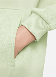 Nike, Sporstwear Club Fleece Oversized Fullzip LBR, lichtroze, Afbeelding 4 van 5