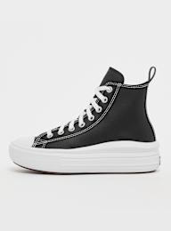 Converse, Chuck Taylor All Star Move Platform Leather (GS), black, Image 1 of 5