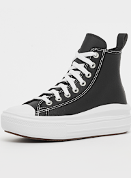 Converse, Chuck Taylor All Star Move Platform Leather (GS), black, Image 2 of 5