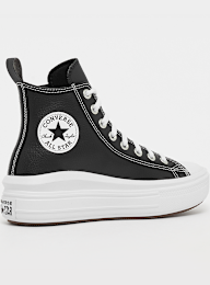 Converse, Chuck Taylor All Star Move Platform Leather (GS), black, Image 3 of 5