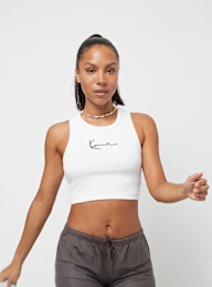 Karl Kani, Small Signature Essential Racer Rib Top, white, Image 1 of 4
