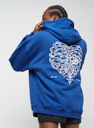 PEQUS, Island of Heartbreaks Chrom Zip Hoodie, blauw, Afbeelding 1 van 6