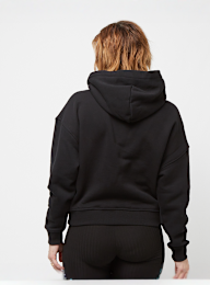 PEQUS, Cropped Medusa Graphic Hoodie, zwart, Afbeelding 2 van 5