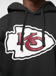 Mitchell & Ness, NFL Team Logo Hoody UPD Kansas City Chiefs, black, Image 3 of 5