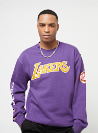Mitchell & Ness, NBA There and Back Fleece Crew Los Angeles Lakers, purple, Image 1 of 7