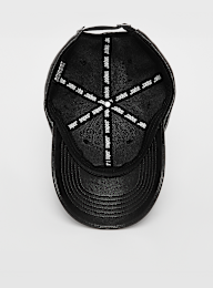 SNIPES, Printed Fake Leather Pattern Baseball Cap, black, Image 3 of 5