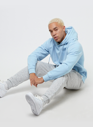 SNIPES, Small Logo Essential Hoodie, blue, Image 4 of 5