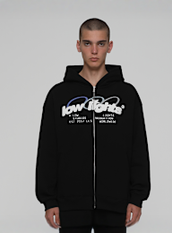 Low Lights Studios, Arctic Ring Logo Zip-Hoodie, czarny, Obraz 1 z 5