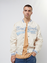 Karl Kani, Varsity Bowling Jacket, beige, Image 1 of 5