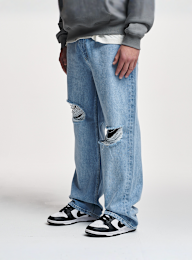 2Y STUDIOS, Anduin Ripped Baggy Jeans, blauw, Afbeelding 1 van 5