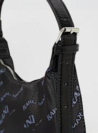 Karl Kani, Wavy Retro All Over Print Shoulder Bag, zwart, Afbeelding 3 van 5