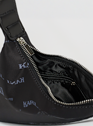 Karl Kani, Wavy Retro All Over Print Shoulder Bag, zwart, Afbeelding 4 van 5