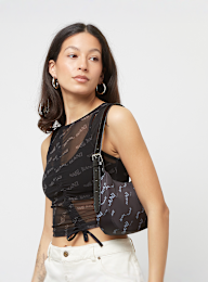 Karl Kani, Wavy Retro All Over Print Shoulder Bag, zwart, Afbeelding 5 van 5