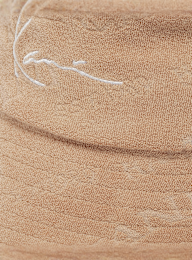 Karl Kani, Signature Frottee Bucket Hat, beige, Image 4 of 5