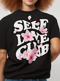 Miss Tee, Self Love Club Tee, black, Image 3 of 5