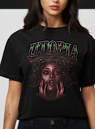 Miss Tee, Utopia Tee, zwart, Afbeelding 3 van 4