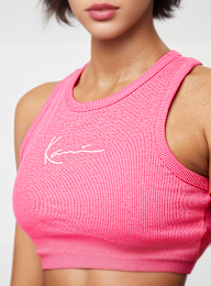 Karl Kani, Small Signature Essential Racer Rib Top, light pink, Image 3 of 4