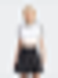 adidas Originals, adicolor 3-Streifen Crop T-Shirt, white, Image 1 of 4