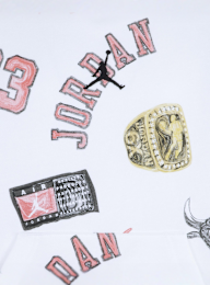 Jordan, Michael Jordan Essentials All Over Print Fleece Pullover, wit, Afbeelding 3 van 3