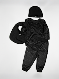 Nike, Velour Embossed Swoosh Set (4 Piece), zwart, Afbeelding 1 van 3