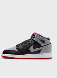 Jordan, Air Jordan 1 Mid (GS), czarny, Obraz 1 z 8