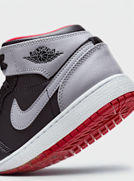 Jordan, Jordan 1 Mid (GS), zwart, Afbeelding 7 van 8