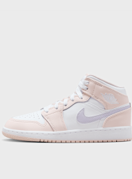 Jordan, Air Jordan 1 Mid (GS), lichtroze, Afbeelding 1 van 8