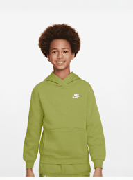 Nike, Sportswear Club Fleece Hoodie, green, Image 1 of 3