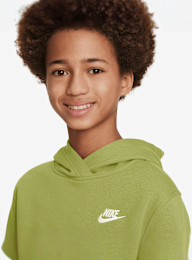 Nike, Sportswear Club Fleece Hoodie, green, Image 3 of 3