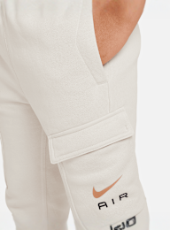 Nike, Sportswear Air Fleece Cargo Basketball Pant, black, Image 4 of 6