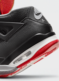 Jordan, Air Jordan 4 Retro black/fire red/deep royal blue, white, Image 8 of 9