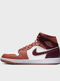 Jordan, WMNS Air Jordan 1 Mid, red, Image 1 of 8