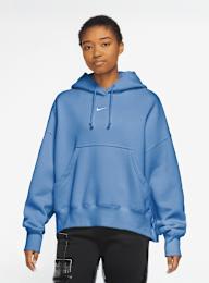 Nike, Sportswear Phoenix Fleece Oversized Hoodie, blue, Image 1 of 3