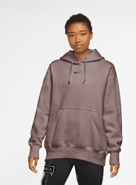 Nike, Sportswear Phoenix Fleece Oversized Hoodie, brown, Image 1 of 4
