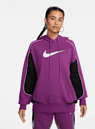 Nike, Sportswear Oversize Fleece Hoodie, roze, Afbeelding 1 van 6