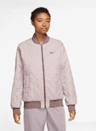 Nike, Sportswear Reversible Varsity Bomber Jacket, lichtroze, Afbeelding 4 van 4