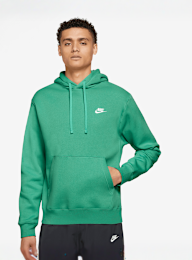 Nike, Sportswear Club Fleece Hoodie, green, Image 1 of 3